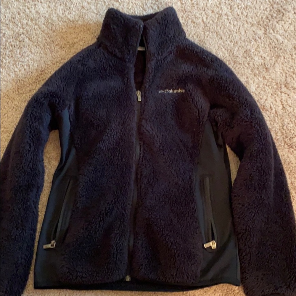 Columbia fuzzy zip up